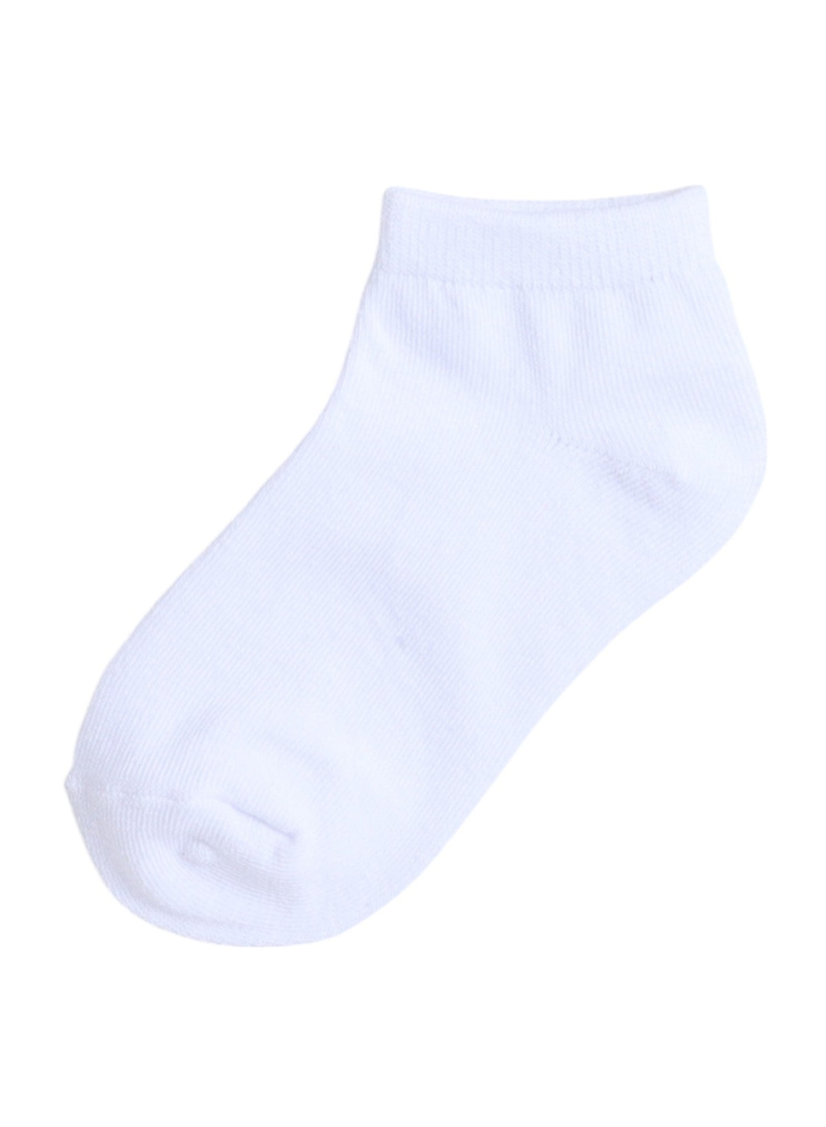 Solid Ankle Length Socks Pack of 3 - White