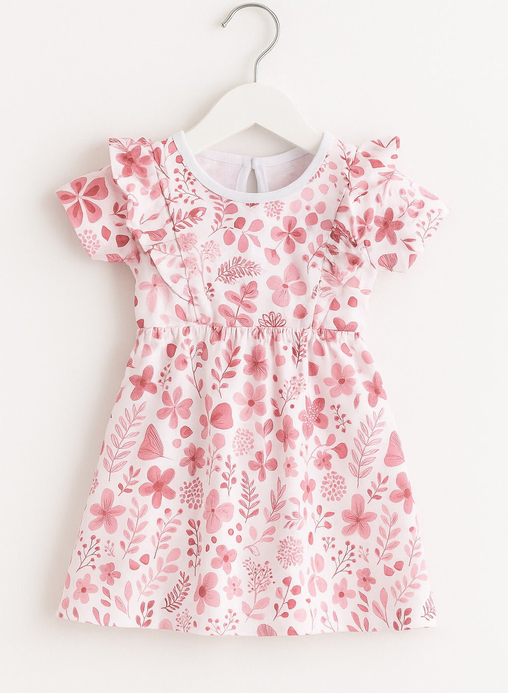 Victor And Jane - All-Over Printed Ruffle Dress (Pack Of 2)