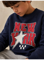 Boys’ Cut & Sew Graphic Pullover
