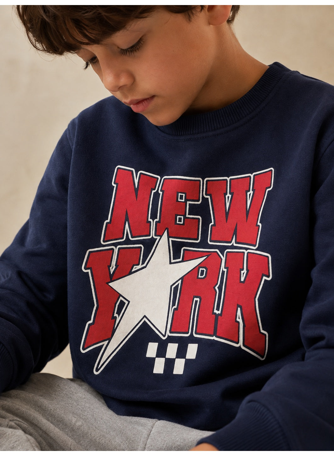 Boys’ Cut & Sew Graphic Pullover