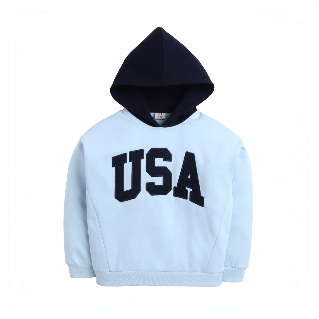 Boys Embroidered Hoodie