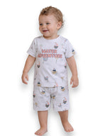 Infant Boys Œwater Adventure” Print Cotton Pajama Set “ T-Shirt & Shorts Nightwear