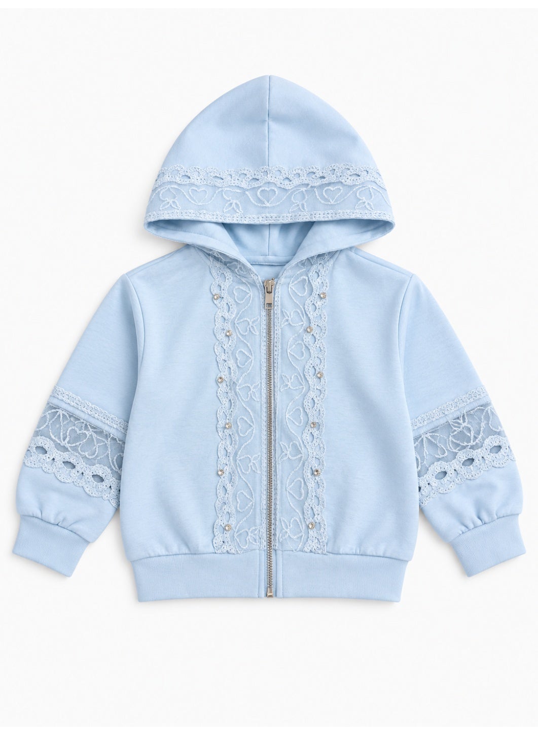 Girls' Zip Up Jacket & Long Pants