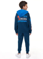 Boys' 2-Piece Hoodie And Jogger Set (8-14 Yrs) Navy