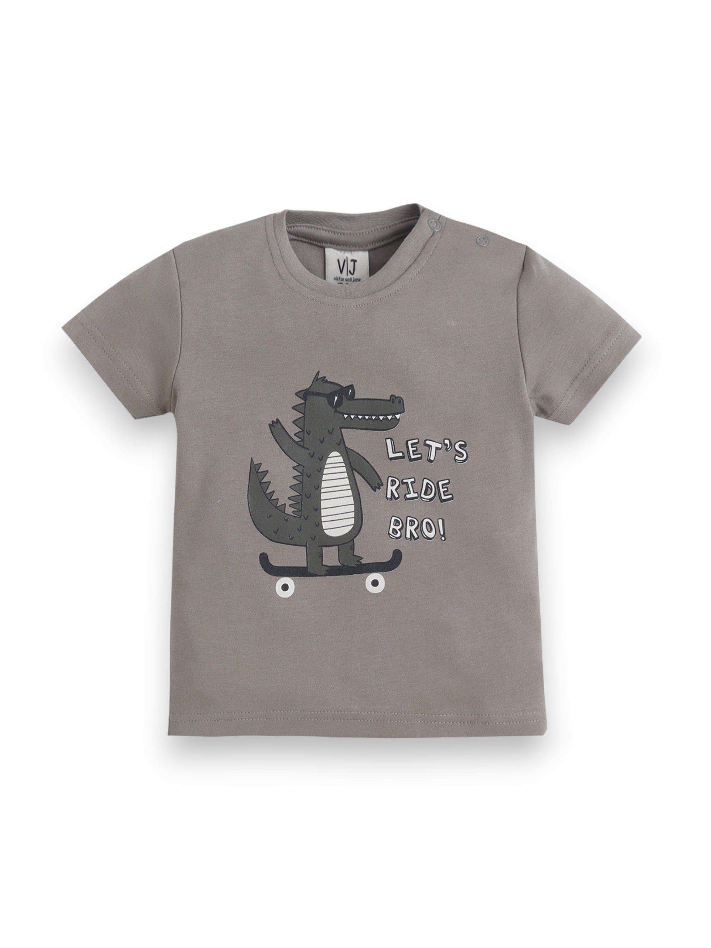 Infant Boys Animal Character Print Cotton Pajama Set “ T-Shirt & Pajama Pants Nightwear