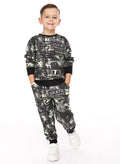 Boys' 2-Piece Printed Sweatshirt And Jogger Set