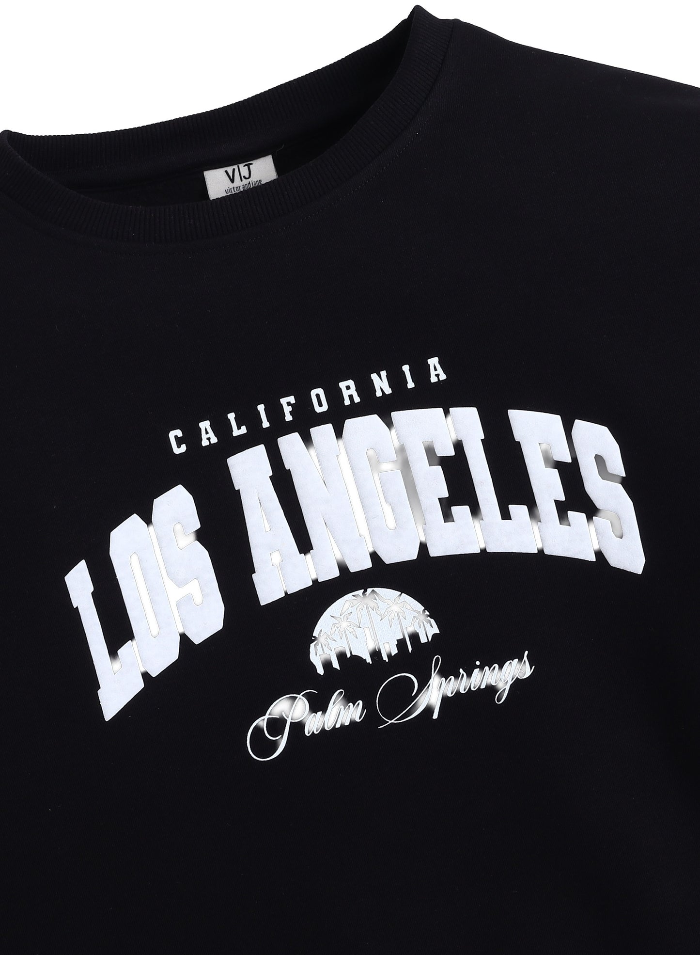 Girls’ “Los Angeles” Graphic Pullover – 100% Cotton Fleece