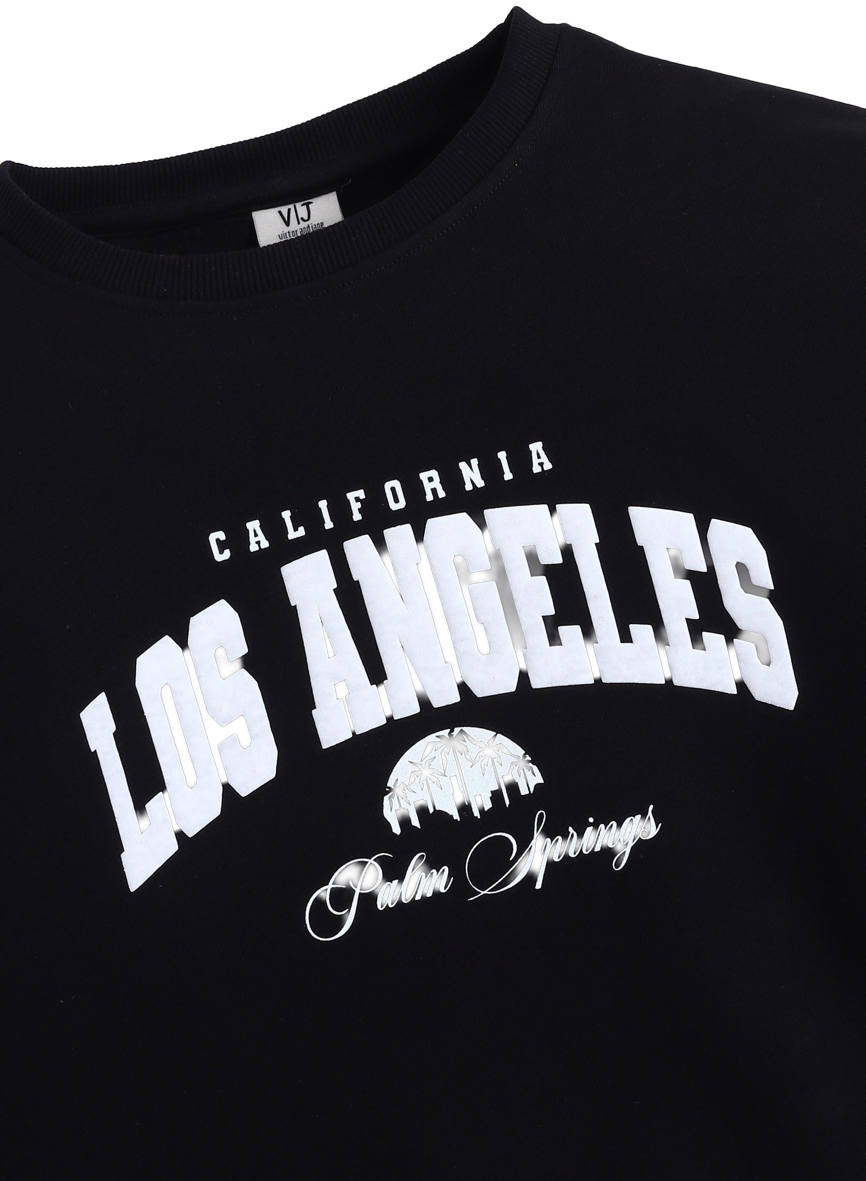 Girls’ Œlos Angeles” Graphic Pullover “ 100% Cotton Fleece