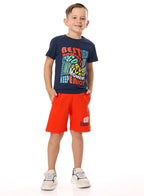 Victor And Jane Boys' 2Pc Set “ Best Moments - Navy & Orange