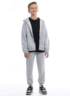 Boys Hoodie Set | Stylish Zip-Up & Joggers