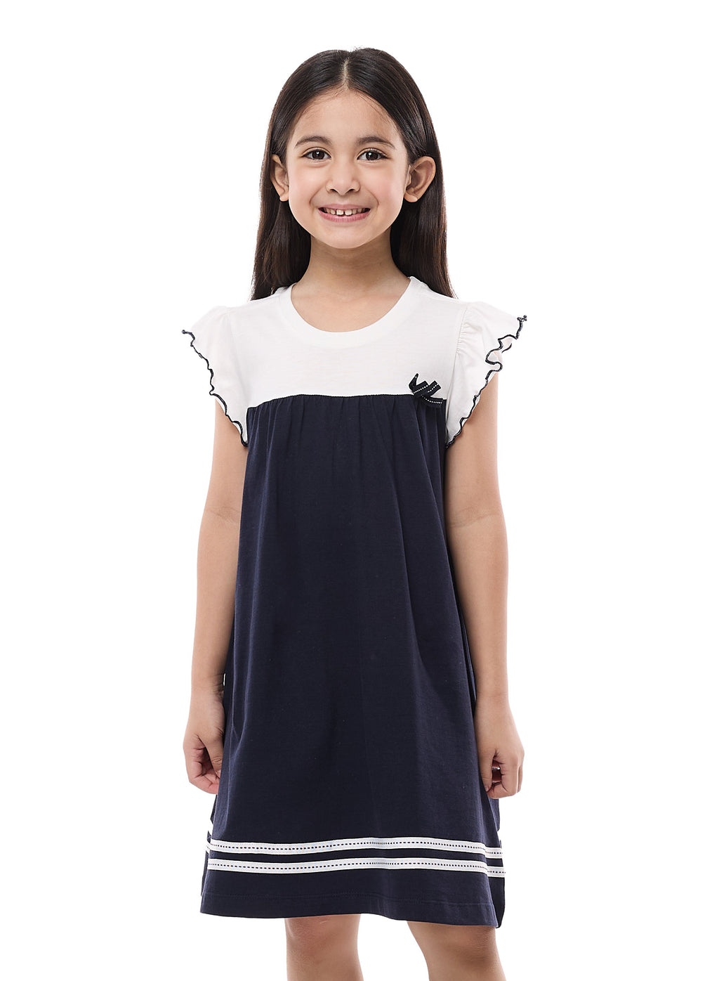 Colorblock Sleeve Dress