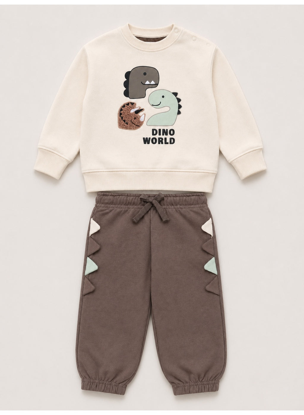 Baby Boys Dino World Sweatshirt & Jogger Pants Set