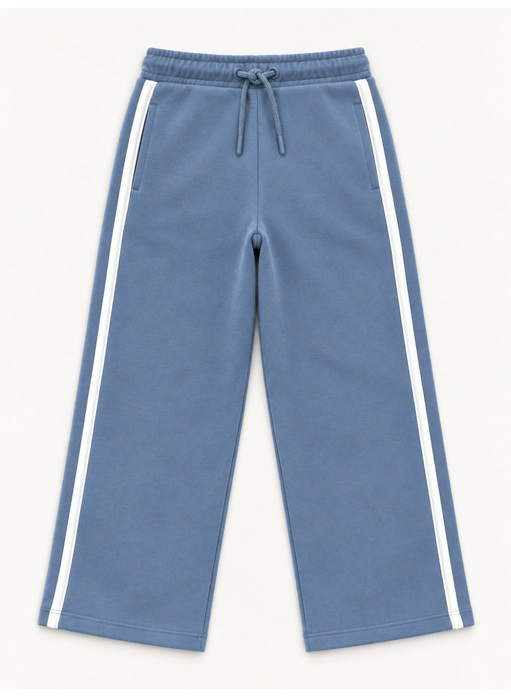 Girls Raglan Sleeve Sweatshirt and Wide Leg Pants Set