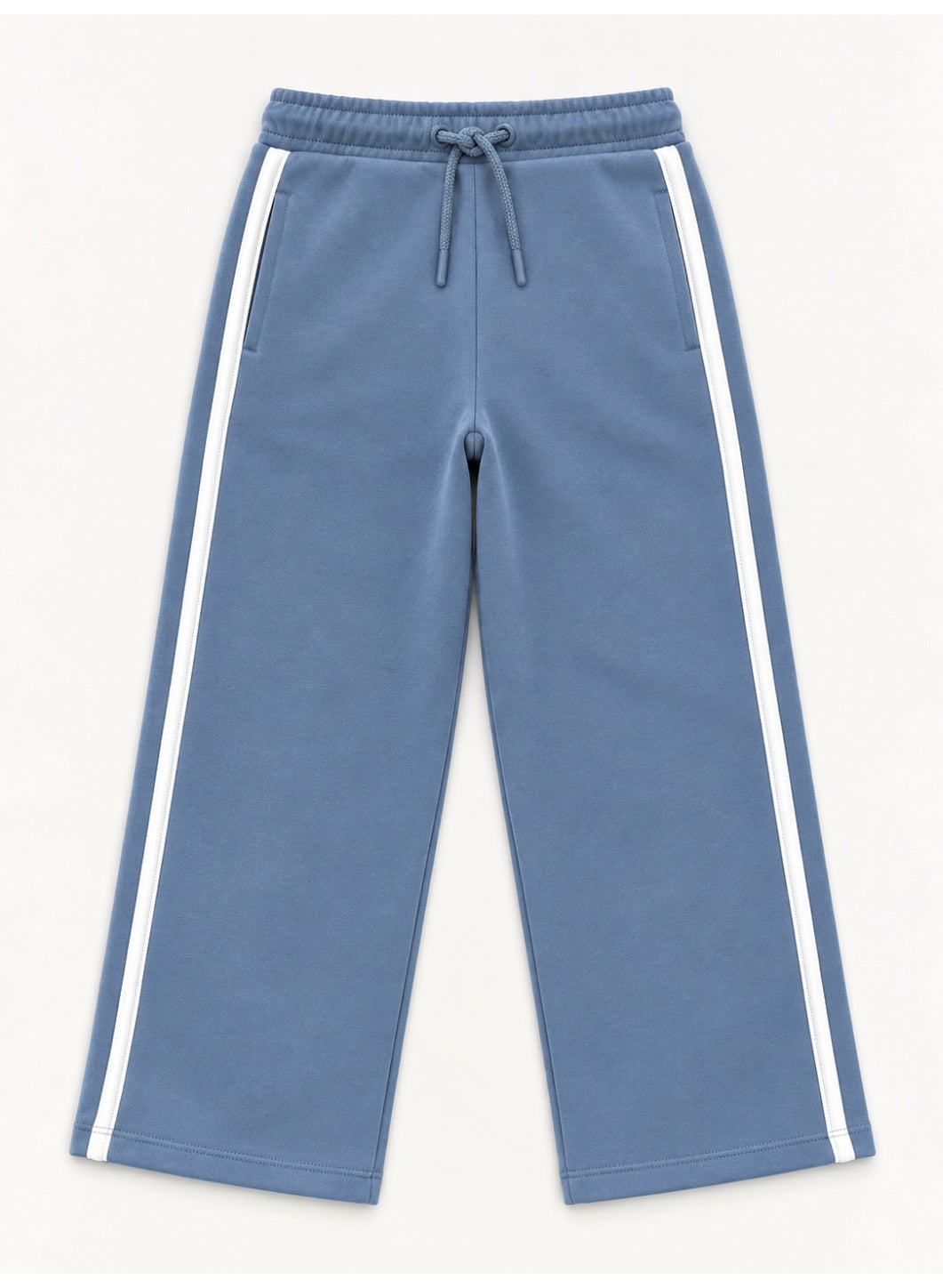 Girls Raglan Sleeve Sweatshirt and Wide Leg Pants Set