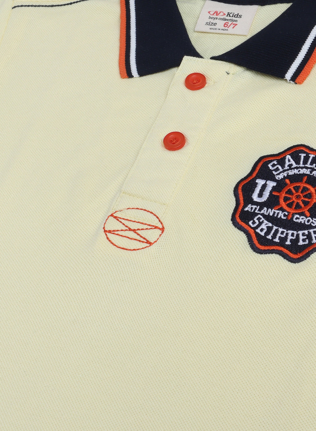 Victor & Jane Junior Boys' Polo T-Shirt “ With Embroidered Label Detail