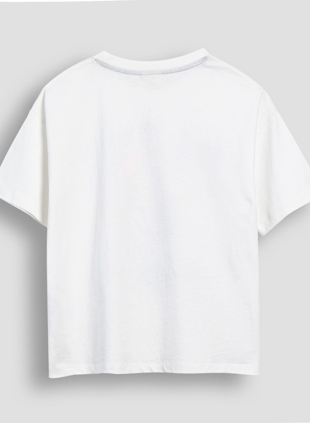 Victor And Jane Round Neck Party Graphic T-Shirt - White