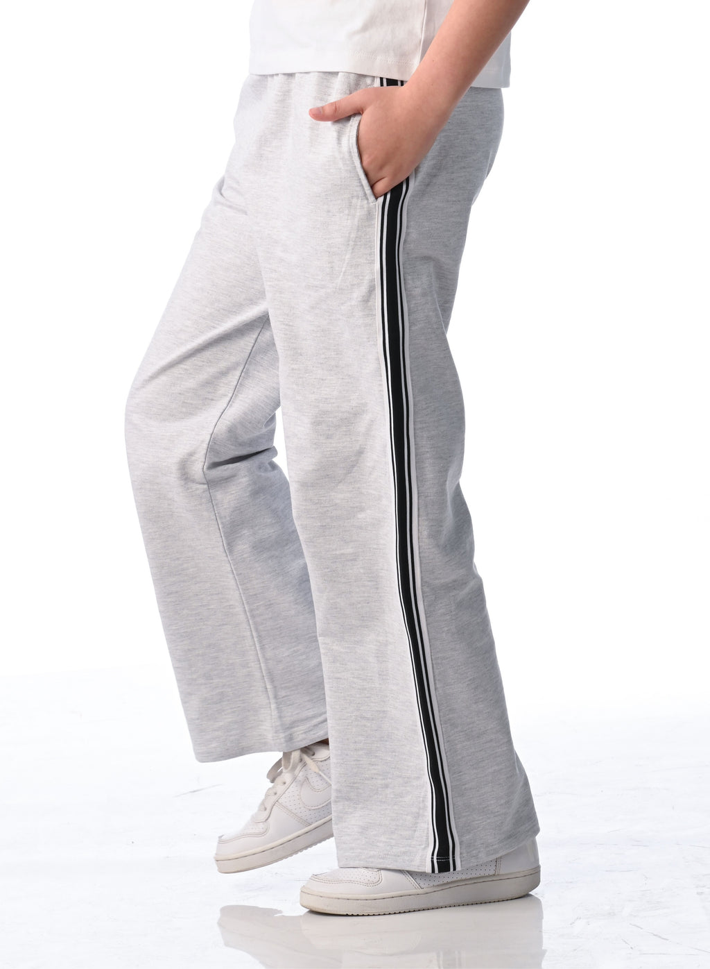 Girls 2Pc Set - Embellished Top With Matching Straight Pants