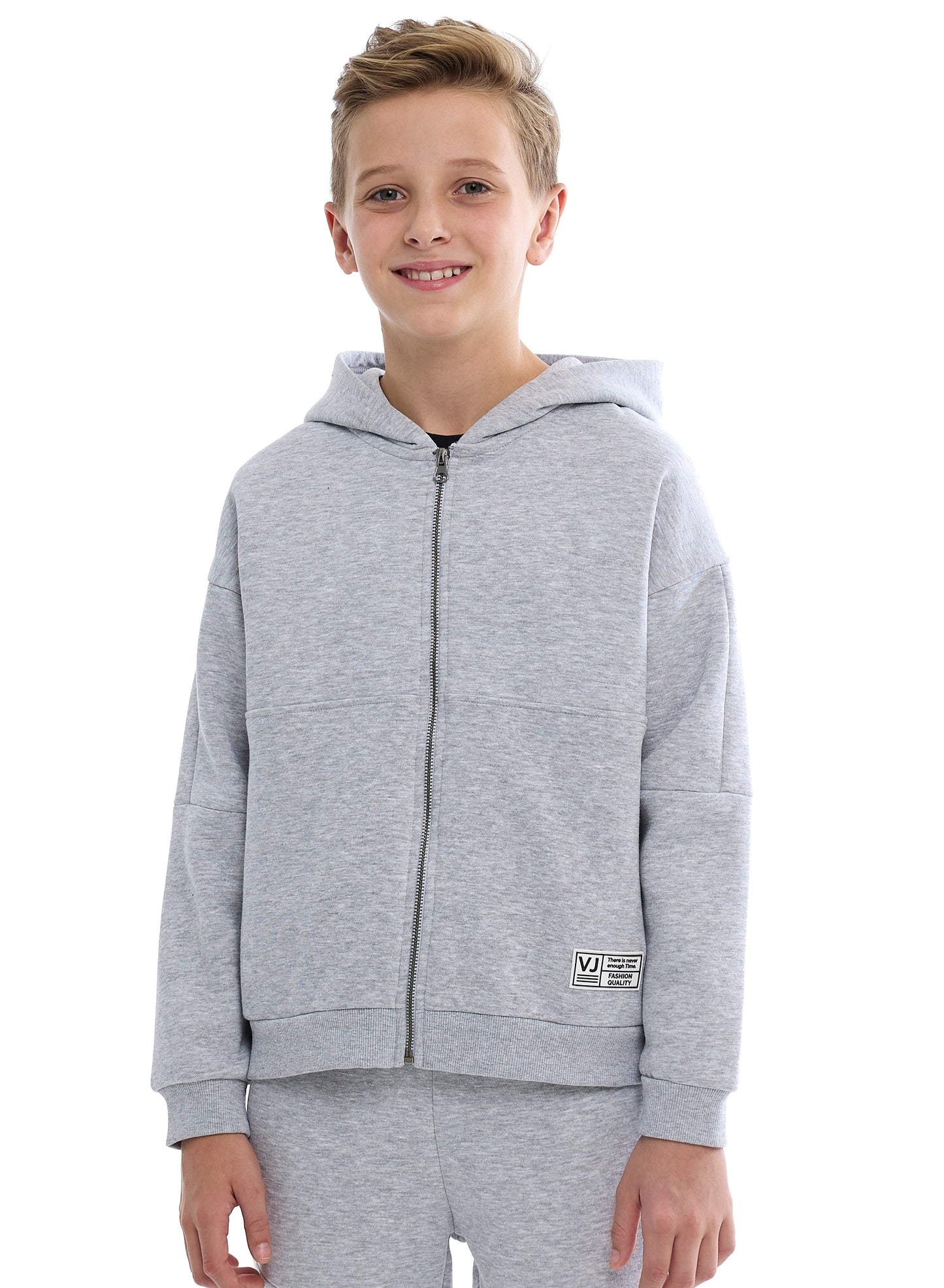 Boys Hoodie Set | Stylish Zip-Up & Joggers