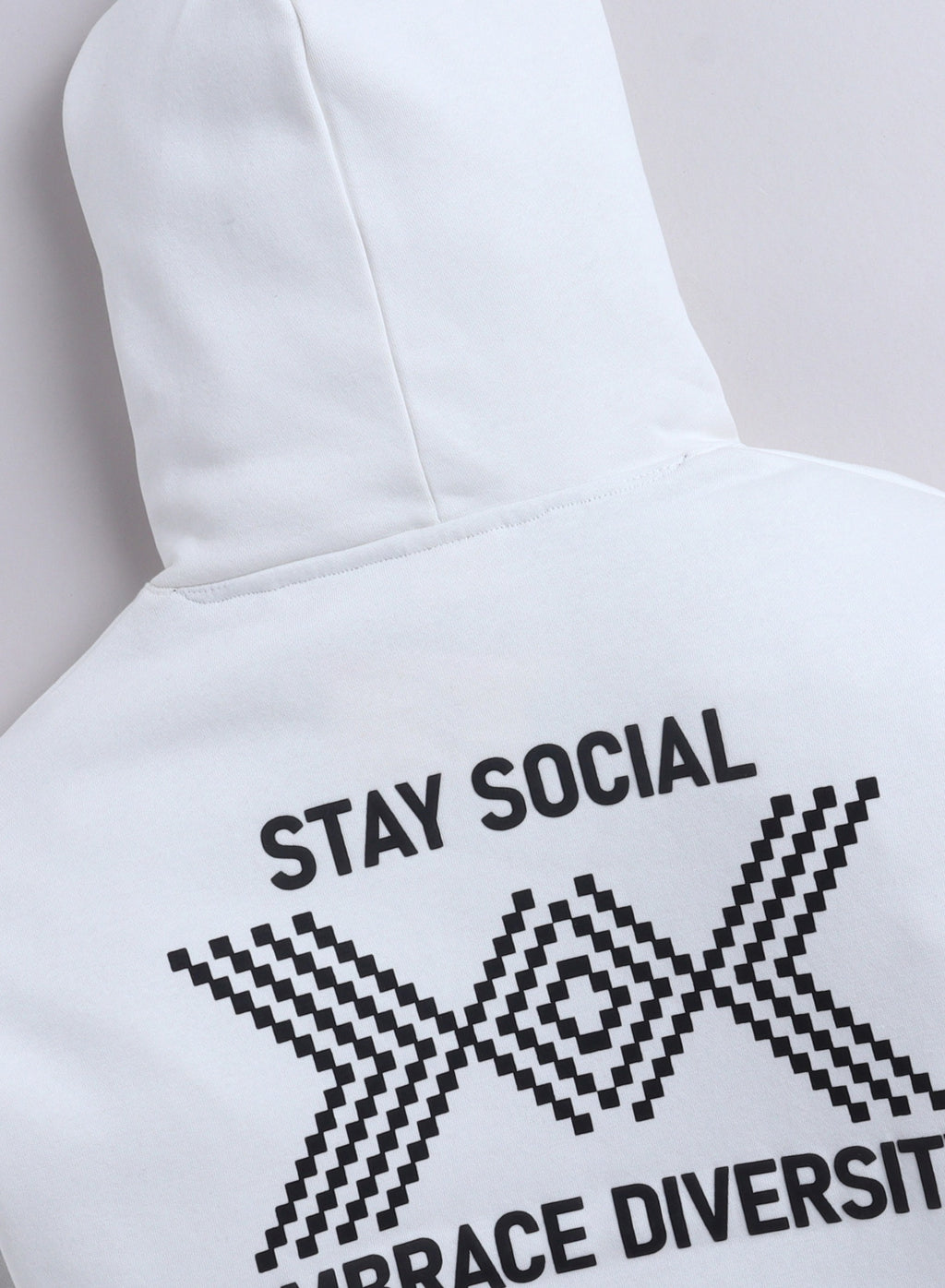 Boys' Off-White Œstay Social Embrace Diversity” Graphic Hoodie