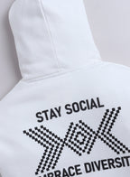 Boys' Off-White Œstay Social Embrace Diversity” Graphic Hoodie