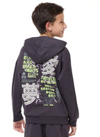 Boys' Hoodie Dark Grey