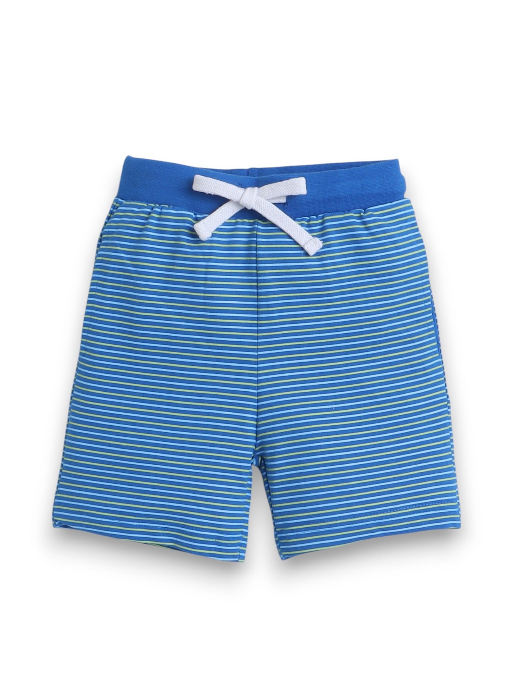 Victor And Jane - Printed T-Shirt And Stripes Shorts Pyjama Set