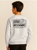 Boys' Off-White Œiconic” Graphic Sweatshirt