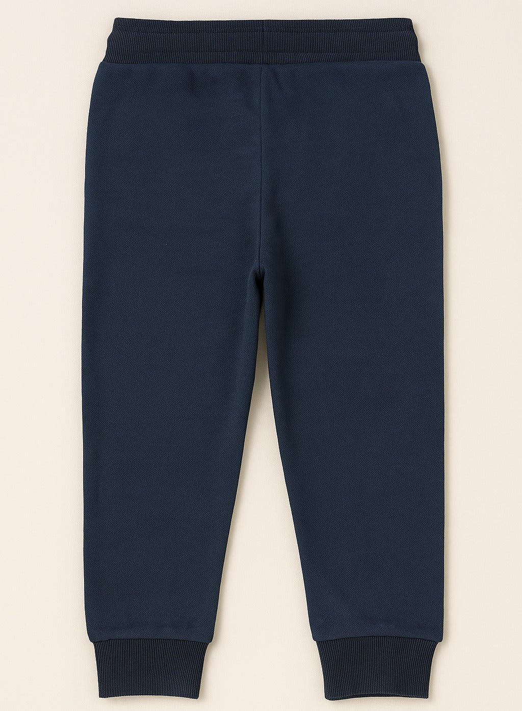 Boys French Terry Joggers With Drawstring Closure – Navy
