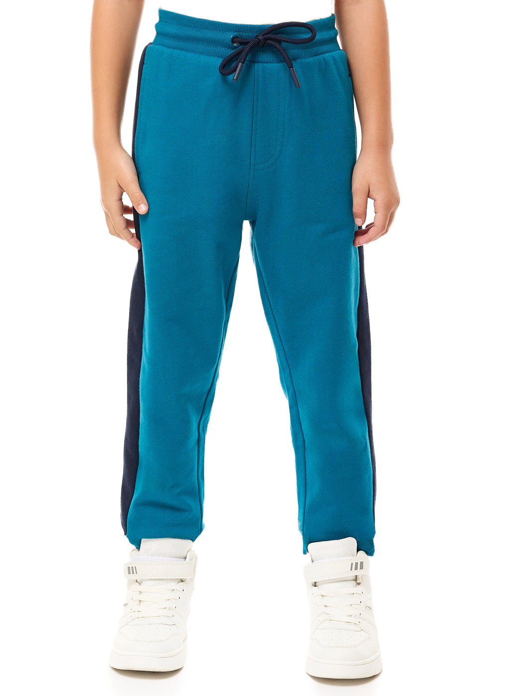 Boys' 2-Piece Half Zipper Hoodie And Jogger Set