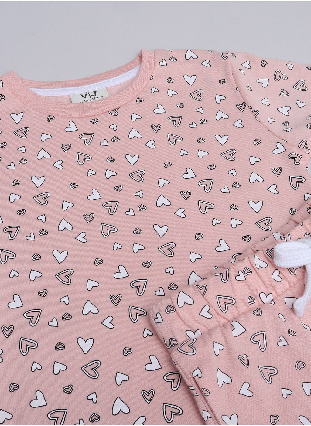 Victor And Jane - All-Over Printed T-Shirt And Pyjama Set