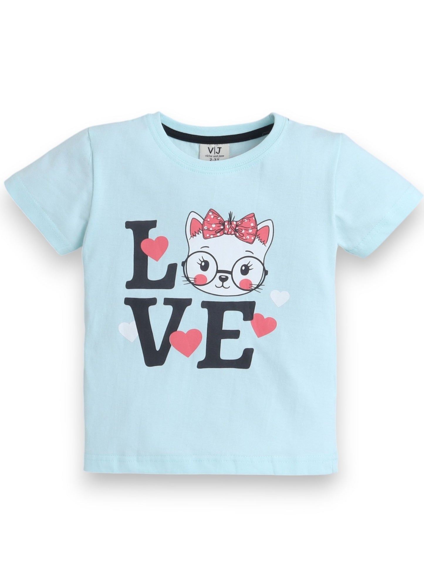 Victor and Jane - Printed T-shirt and Shorts Pyjama Set