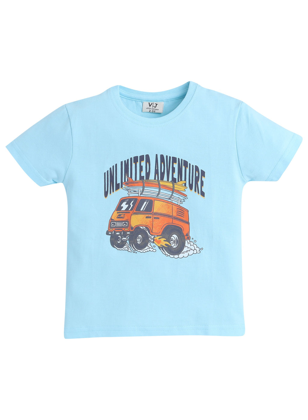 Victor And Jane - Printed T-Shirt And All-Over Printed Pyjama Set