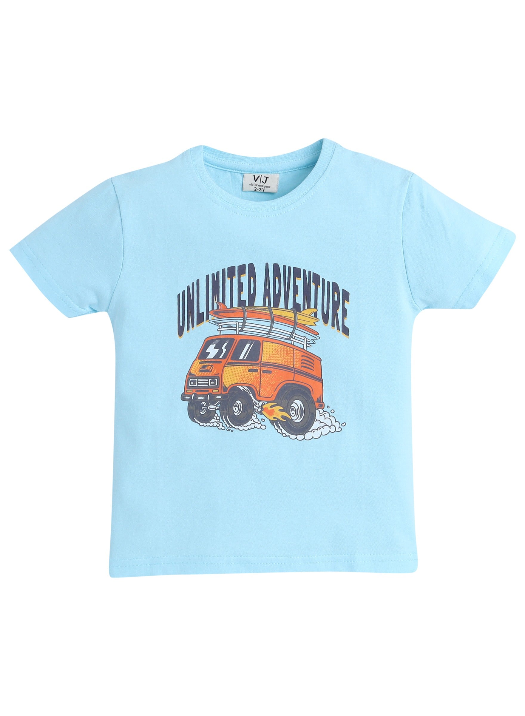 Victor And Jane - Printed T-Shirt And All-Over Printed Pyjama Set