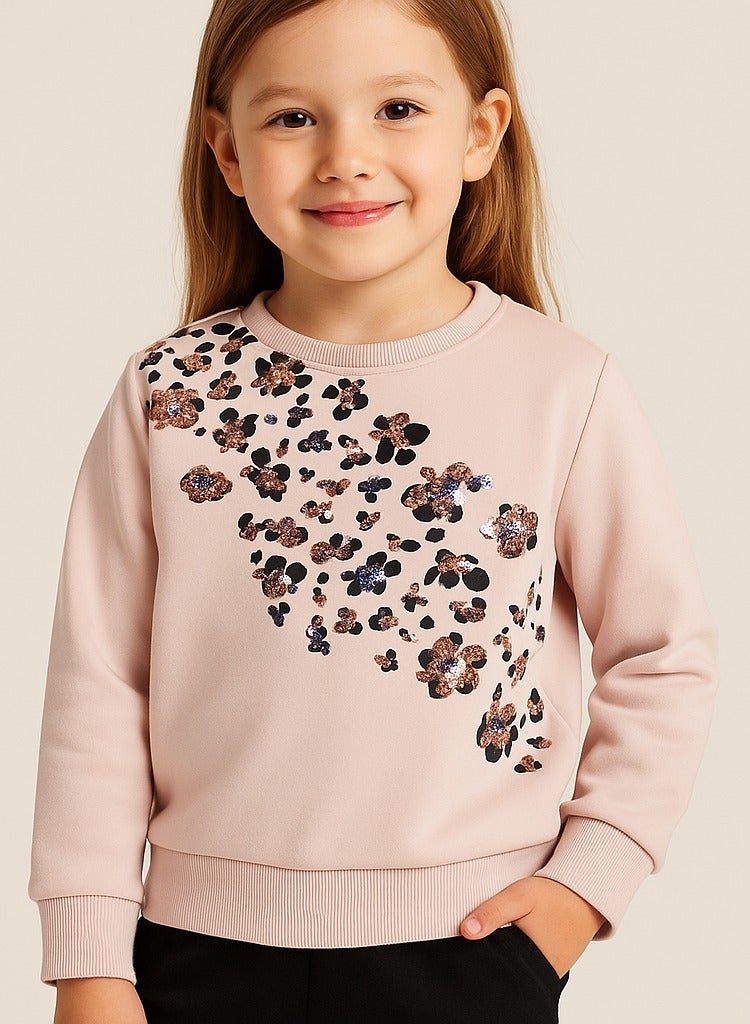 Floral Print Sweatshirt