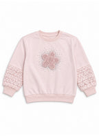 Girls' Crew Neck Pullover Top & Long Pants