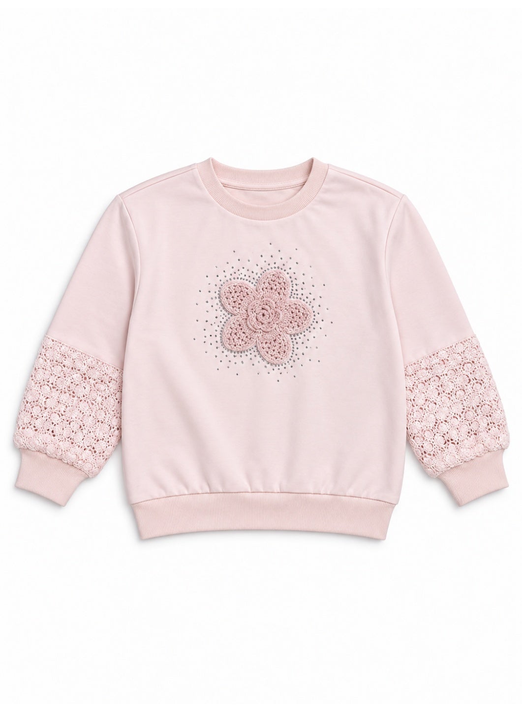 Girls' Crew Neck Pullover Top & Long Pants