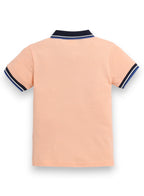 Victor & Jane Junior Boys' Polo T-Shirt “ With Embroidered Label Detail