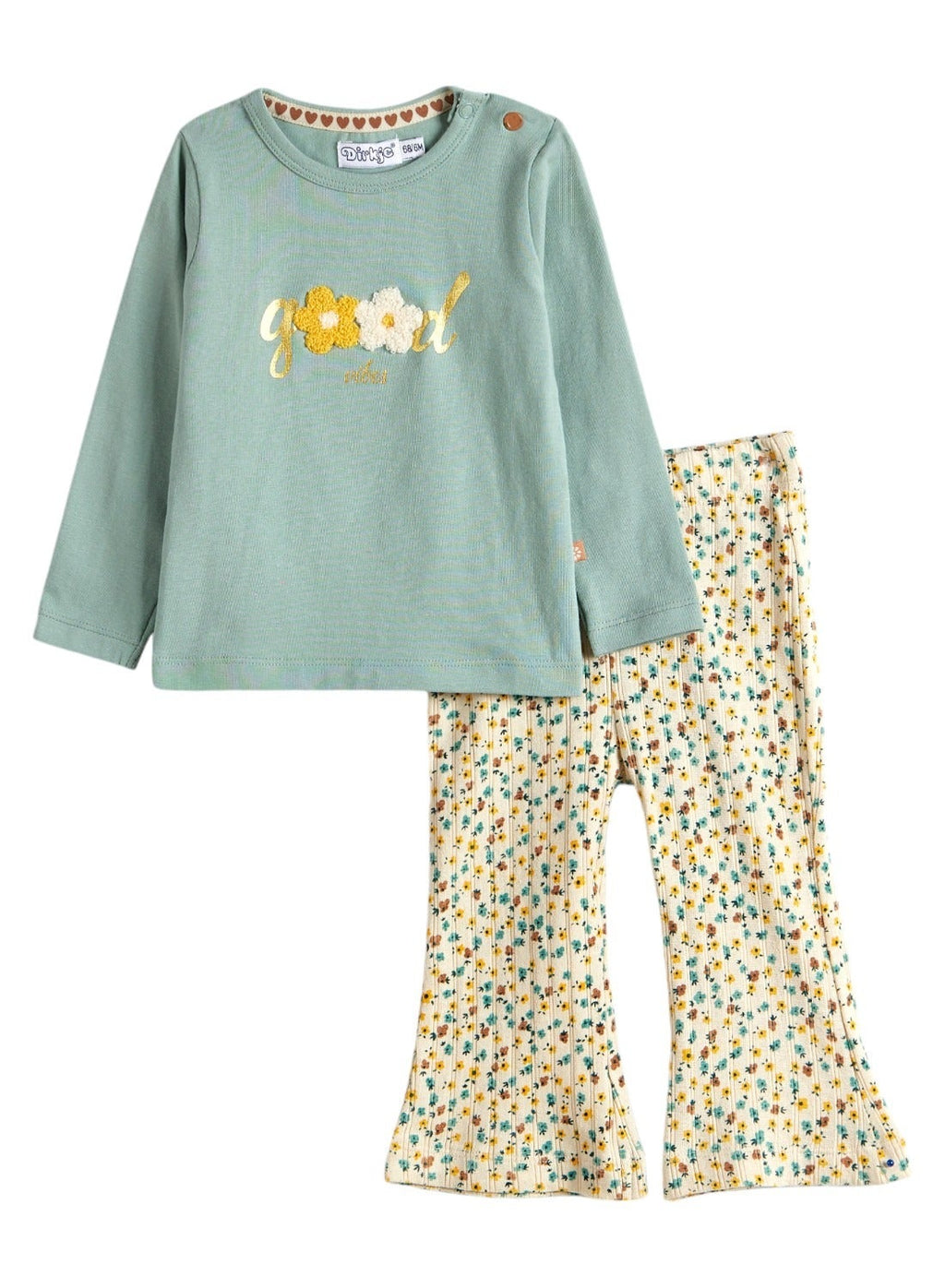 Print Pants Top Set