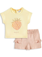 Girls 2Pc Shorts Top Set