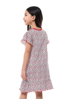 Victor And Jane Girls' Pj Dress “ Soft And Cozy Sleep Dress For Kids