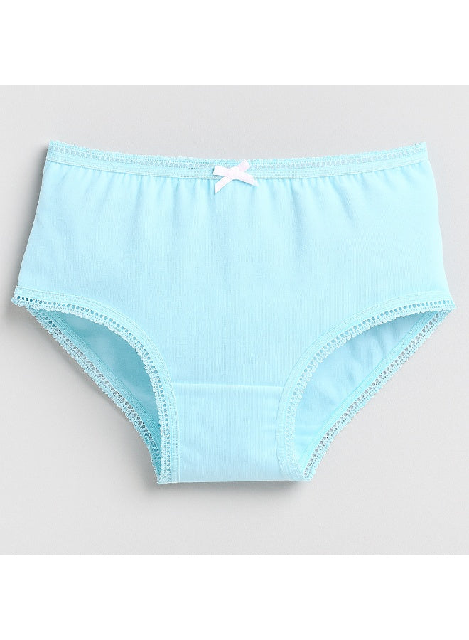 3-Pack Briefs for Girls – Soft Cotton Pastel Underwear Set