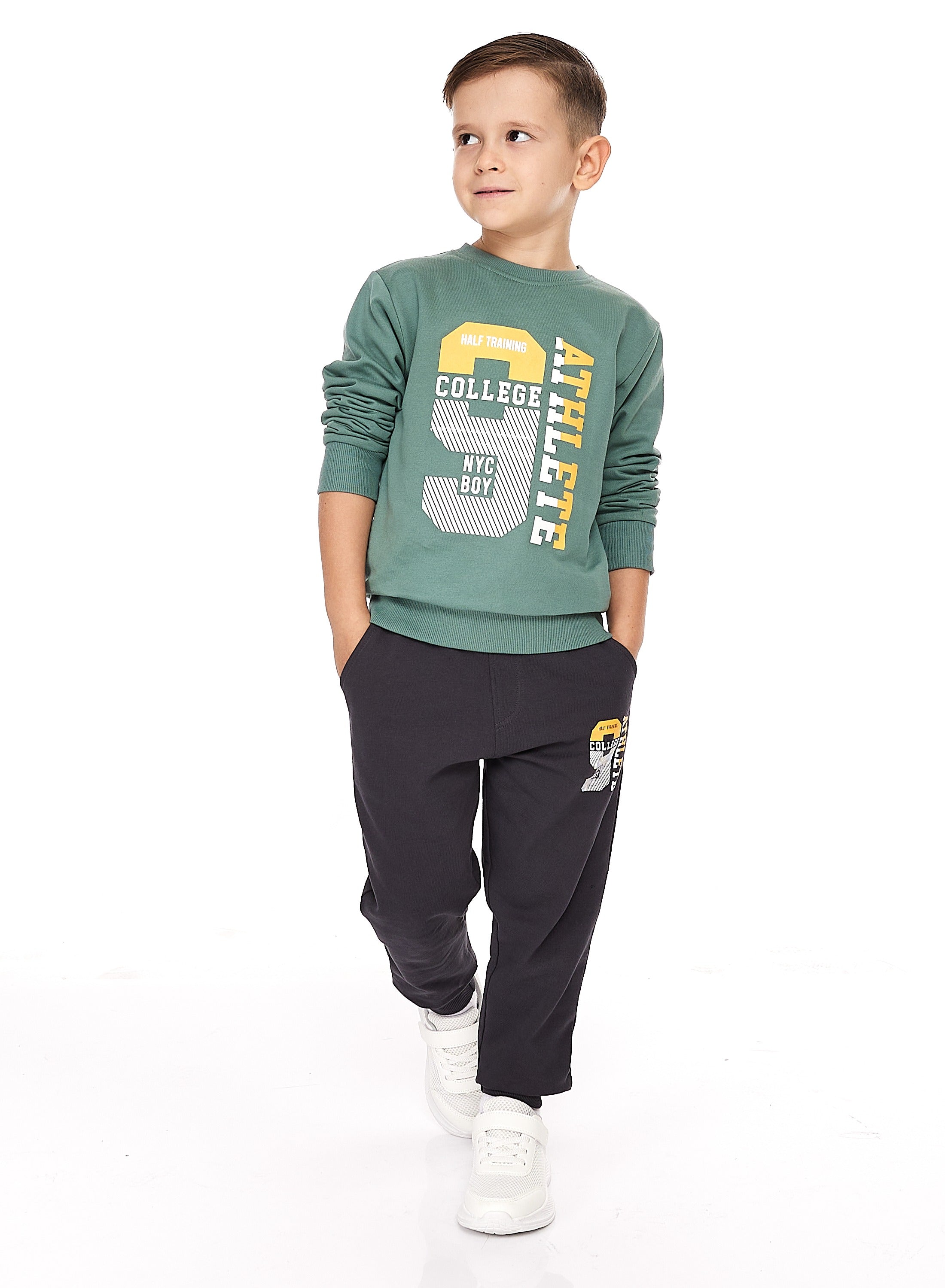Boys' 2-Piece Sweatshirt And Jogger Set