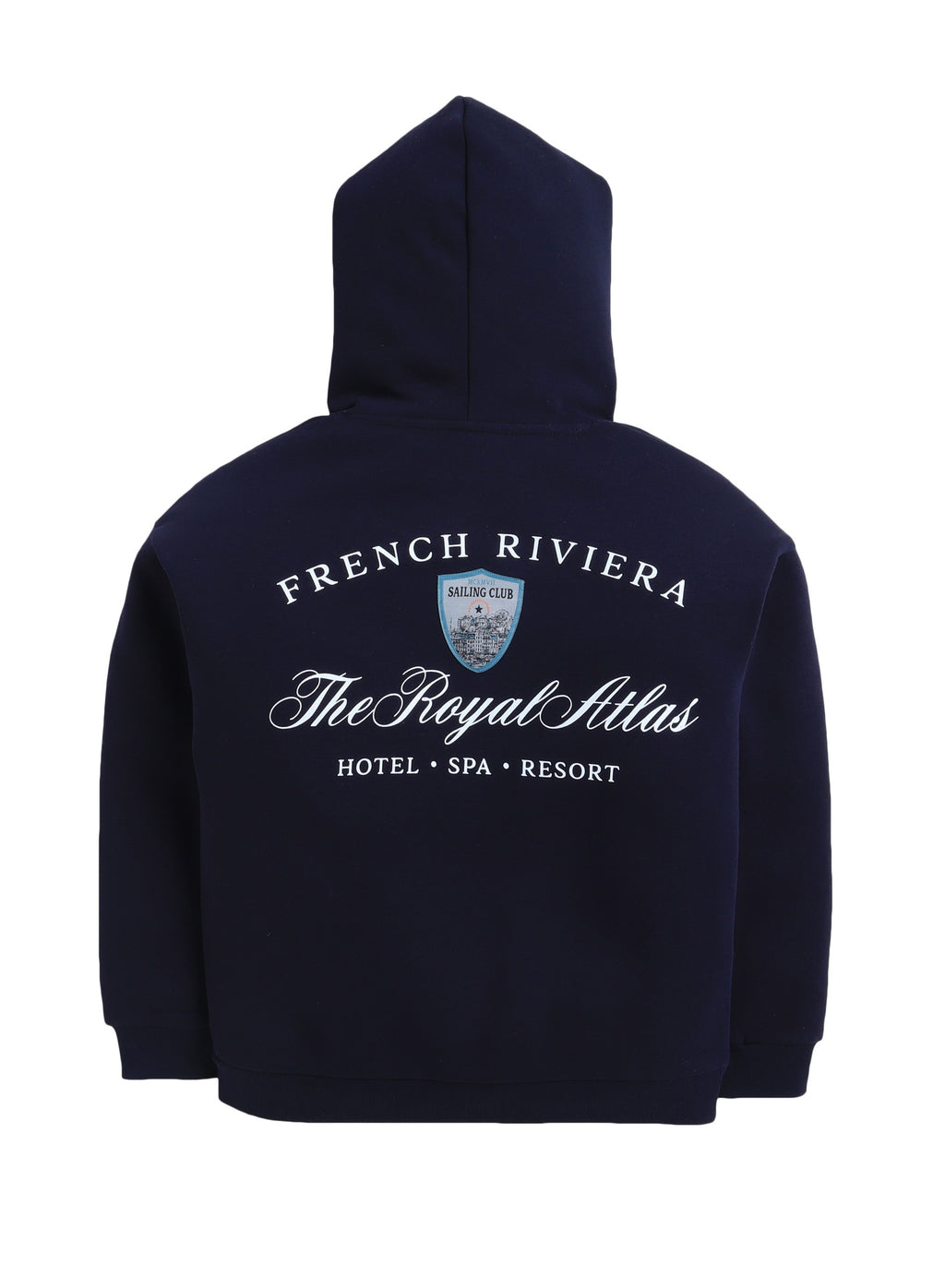 Boys' Navy "French Riviera Royal Athl" Hooded Sweatshirt