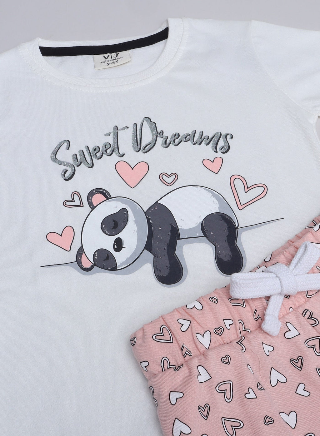 Victor And Jane - Printed T-Shirt And Pyjama Set