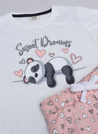Victor And Jane - Printed T-Shirt And Pyjama Set