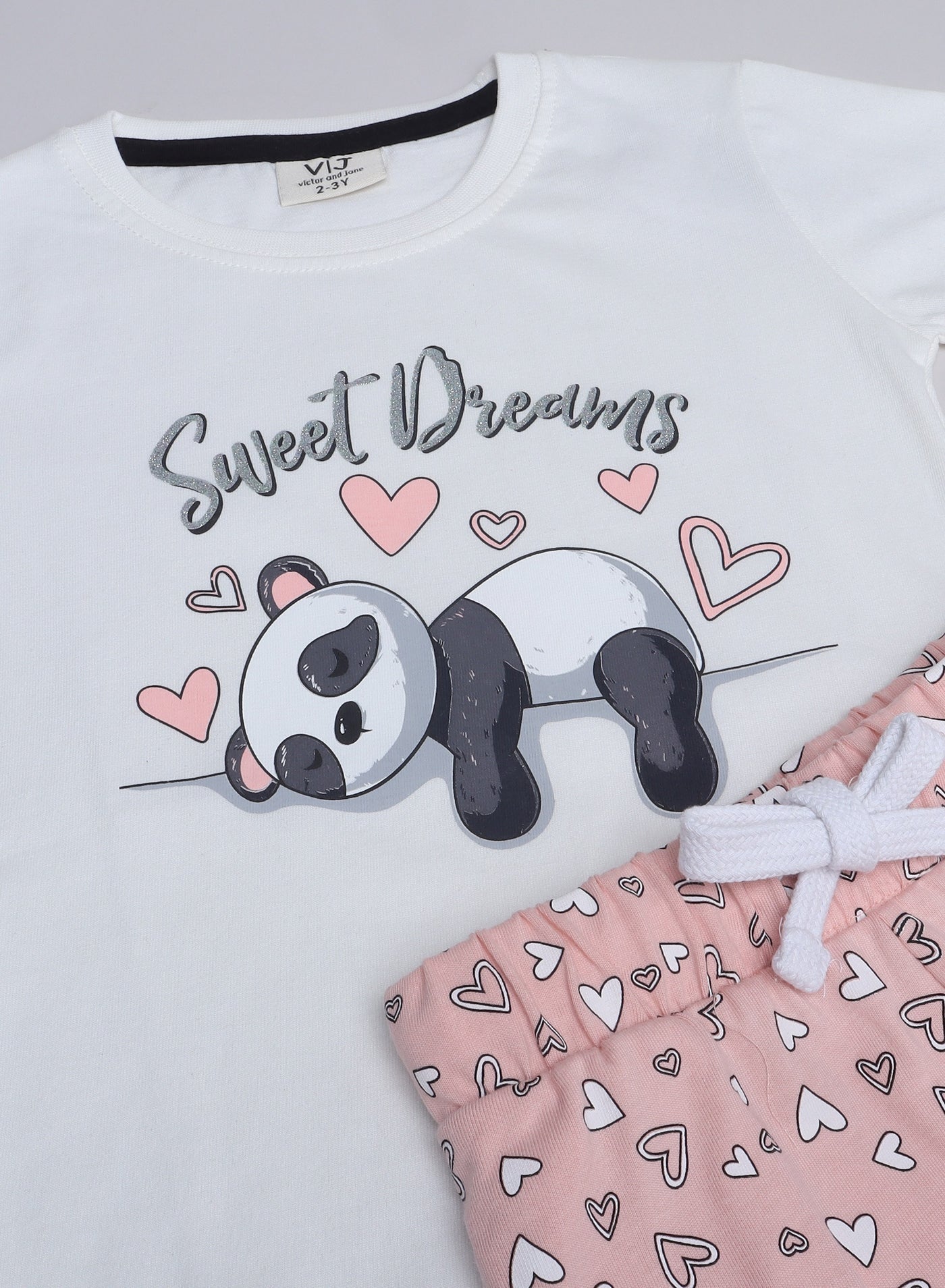 Victor And Jane - Printed T-Shirt And Pyjama Set