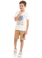Boys 2Pc Print T Shirt