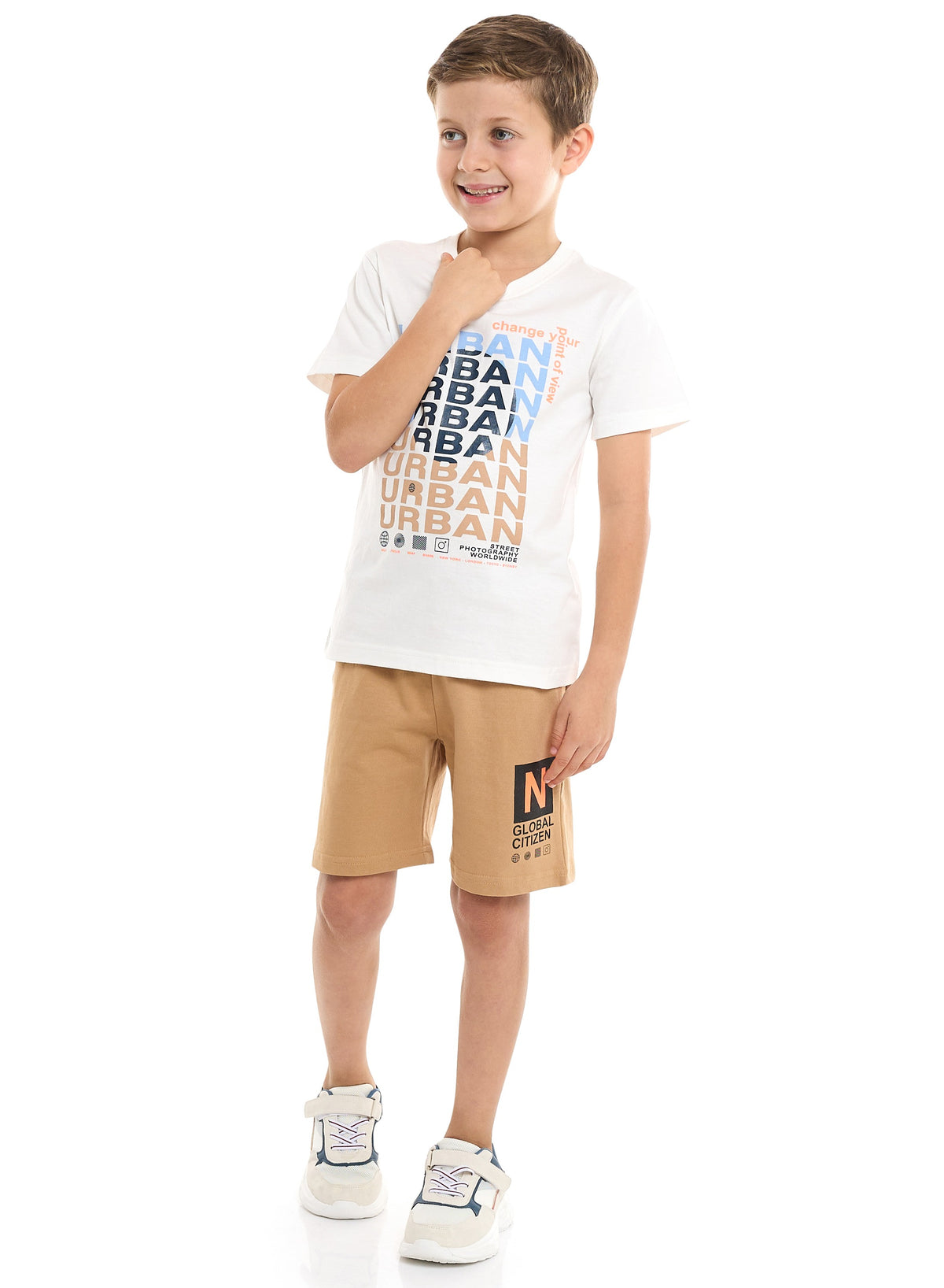 Boys 2Pc Print T Shirt