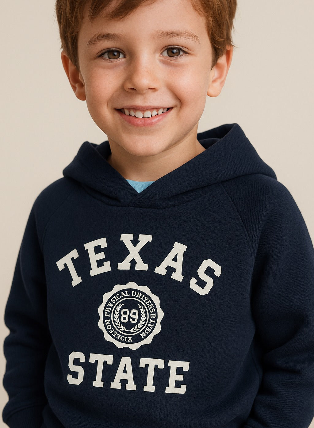 Boys' Navy Texas State Hooded Sweatshirt