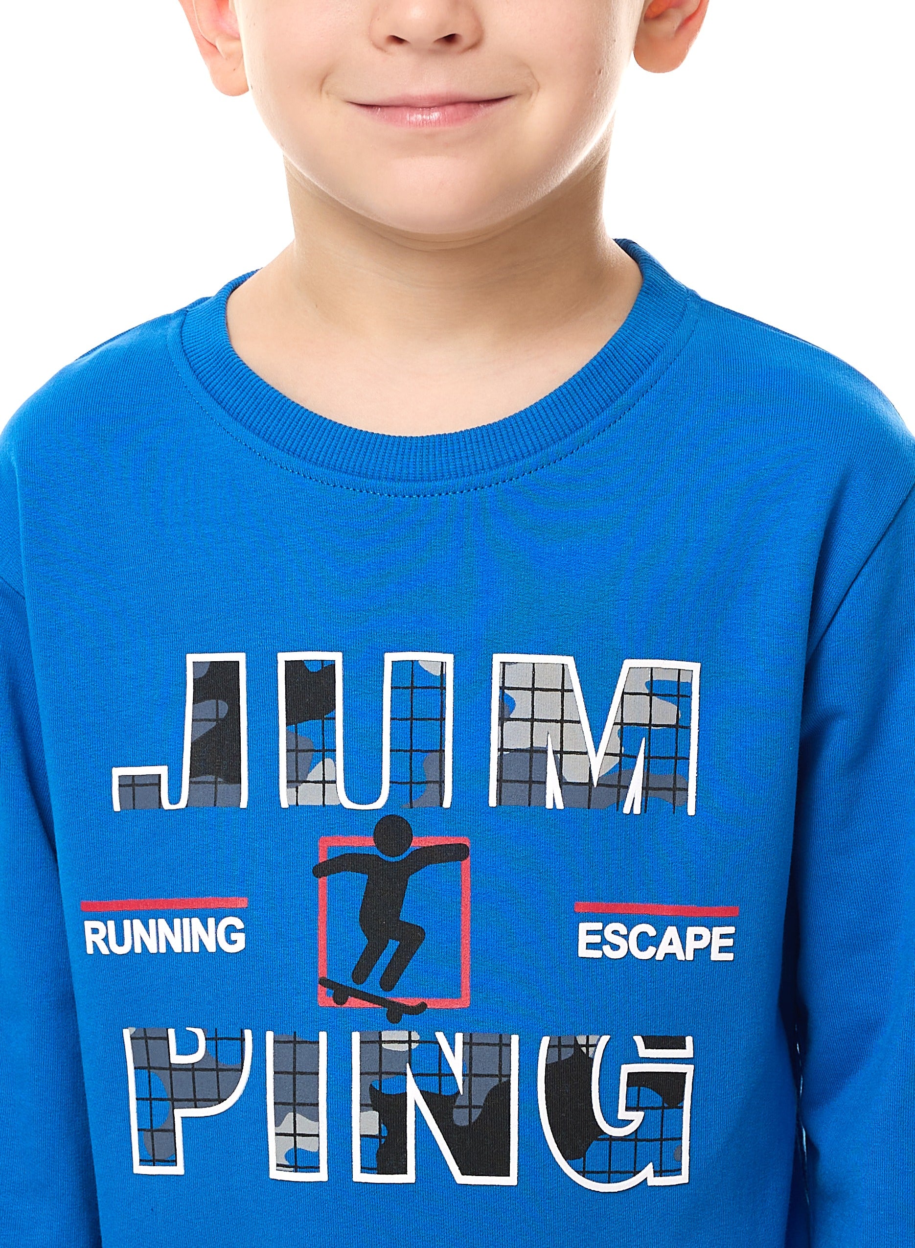 Boys "Jumping" Graphic Sweatshirt